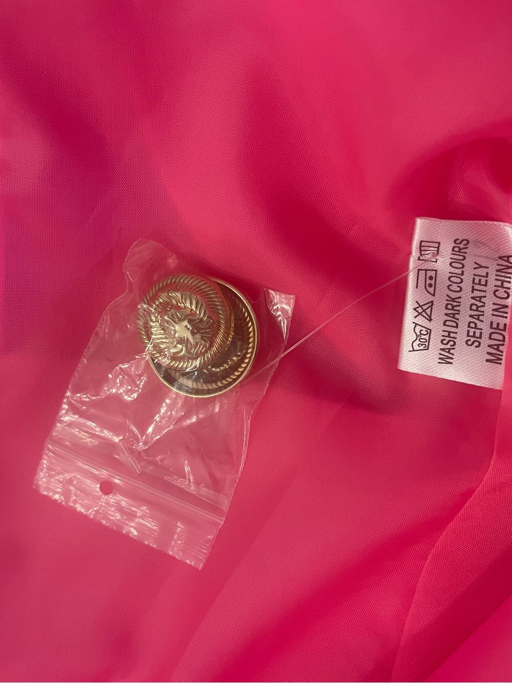 Tailored Double-Breasted Hot Pink Blazer Jacket - Picture 6 of 10